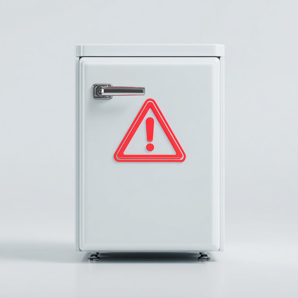 Achtung beim Hotelkühlschrank